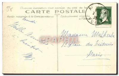Les Settons — O Barragem — Ilustrado pelo Morvan — Verso