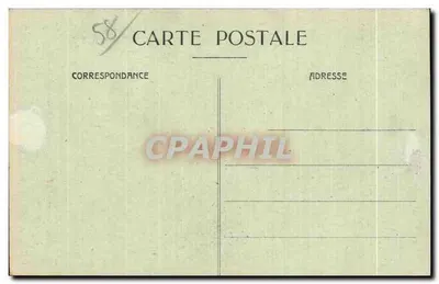 Nevers - Poort van Parijs (1746) — Opgericht in ere van de overwinning op Fontenoy (naar Voltaire) — uitgever F.R. n°28 — Achterkant