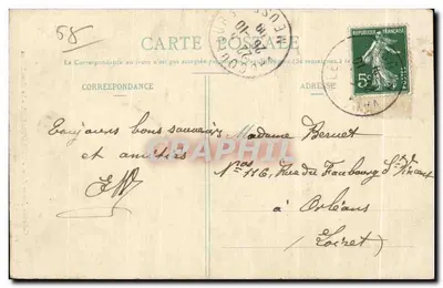 Vaucouleurs - Il grande tiglio — Edizione dei Magasins Réunis, Vaucouleurs — Verso