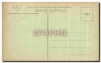 La Roche du Chien — Morvan — ed. G. Gerraïs, Saülion - Rappoud, impr. — Achterkant