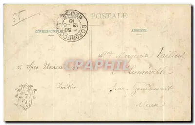 Bar-le-Duc - Les Casernes — E. C. — znak 5c République Française — Rewers