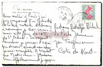 Puente Notre-Dame sobre el Ornain — Bar-le-Duc — editor Cap — Reverso
