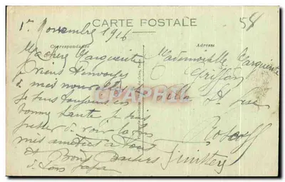 Verdun — Bombardamento de Verdun - A Estação — Phot-Express Visé Paris 1151 — Verso