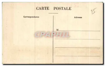 Kościół w Aviôth — Strona południowa — Charpantier-Richard, wyd., Mézières-Charleville, nr 687 — Rewers