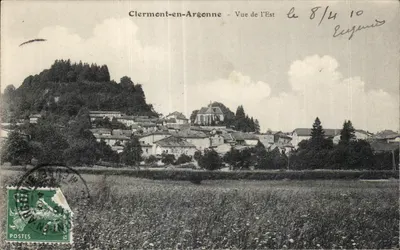 Clermont-en-Argonne — Vista do Leste — editor desconhecido, número de série não visível