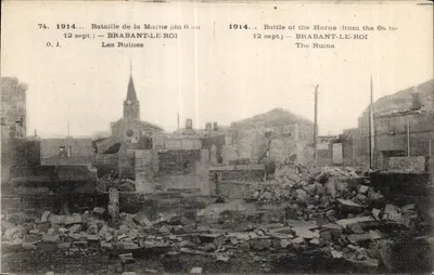 Bitwa nad Marną — Ruiny Brabant-le-Roi — O.J. n°74
