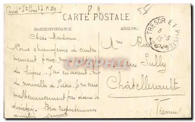 Bar-le-Duc — La Préfecture — wydanie Magasins Réunis, nr 68 — Rewers