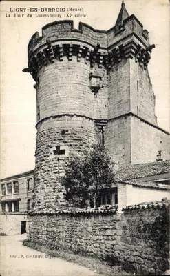 Ligny-en-Barrois (Meuse) — A Torre de Luxemburgo (século XI) — Edit. P. Gettliffe, Ligny