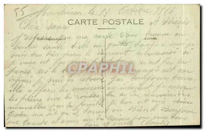 Verdun — Bombardamento di Verdun — Case in rovina — Phot-Express - Visé Paris 1021 — Verso