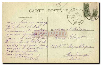 Saint-Mihiel - Trasa do Verdun - Stołek Szczurka — Rewers