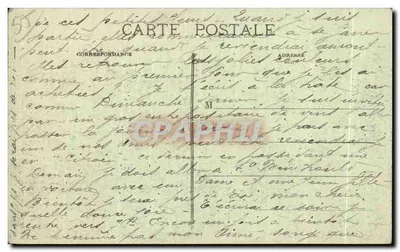 L'Argonne — A Vale da Blesme nas Islettes — Bladot Frères, Nancy, impressor — Verso