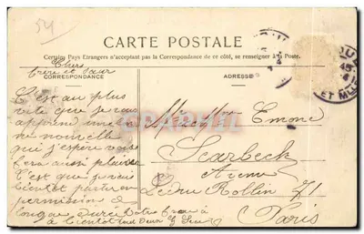 Toul — Het Militaire ziekenhuis — La Lorraine illustrée — Achterkant