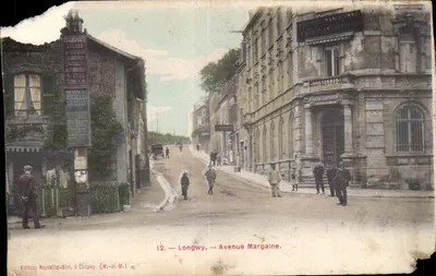 Longwy — Avenue Margaine — Éditeur : Edition Roynatte-Blin, à Longwy (M.-st-M.)
