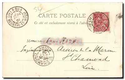 Liverdun — Vista Geral — Fototipia A. Bergéret et Cie, Nancy — Verso