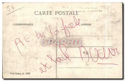 Gerbéviller - As Ruínas — Guerra 1914-1915 — Lunéville-Photo, Pl. da Igreja — Verso