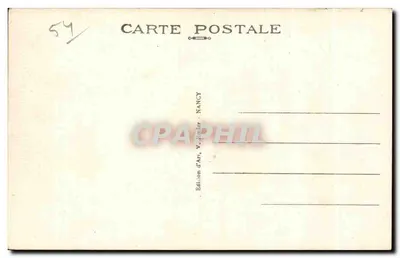 Nancy — Barracks of the 26th Infantry Regiment — Art Edition, V. Reder — Back