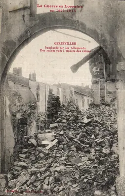 Gerbéviller — bombardeado pelos alemães — La Maçon, n° 844, Nancy