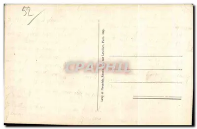 Chamont (Marne) - O Liceu — editor Levy e Neurdein, n° 72 — Verso