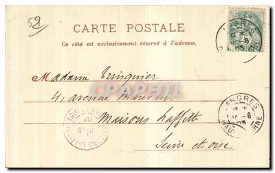 Langres — Vista geral — Livraria Mairietet — Verso