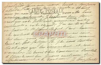 Bourbonne-les-Bains — Algemene uitzicht — onbekende uitgever, serie nummer 1 — Achterkant
