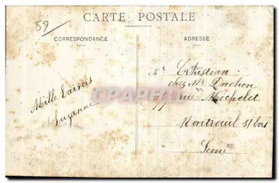 Haumont - A Prefeitura - O Boulingrin — P. Scordel, Edit. — Verso