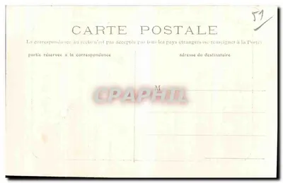 Reims — Palácio da Justiça — Editor B. Graphtil — Verso