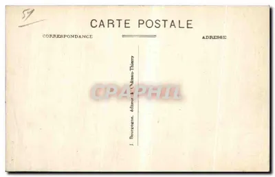 Chatillon-sur-Marne (Marne) — Estátua do Papa Urbano II — Editor L.B. — Verso