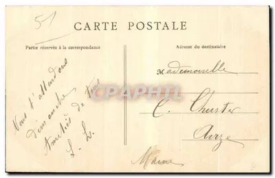 Boursault — Zamek — B.F., Paryż (1) — Rewers