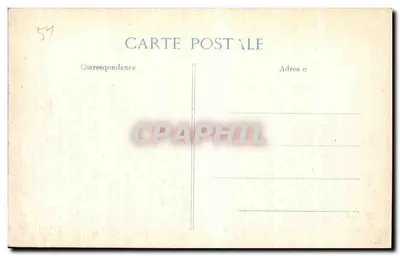 Ecriennes — A Grande Rue — devastação após a Batalha da Marne (6-12 set. 1914) — editor O.J. — Verso