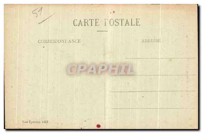 Épernay — Ruiny młyna Delaire — Collection G. Dabèle, Raines — Rewers