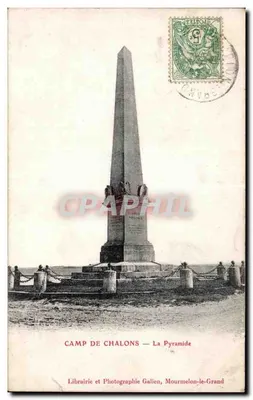 Campo de Chalons — A Pirâmide — Livraria e Fotografia Galien, Mourmelen-le-Grand
