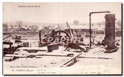 Le Pange - Marne — Detalhes da guerra 1914-1918 — Fotot. Marcel Deliboy, Bordeaux