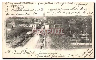 Mourmelon-le-Grand — vista geral do vilarejo — Livraria Militar Gadeau, Mourmelon