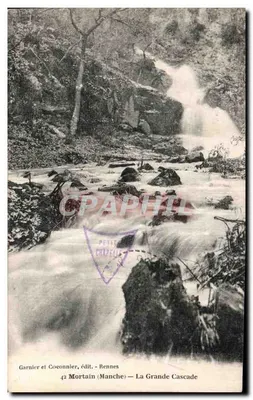 A Grande Cascata — Mortain (Manche) — Garnier et Coconnier, editor — Rennes