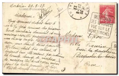 Mortain - Rochers de la Montjoie — n°46 — Rewers