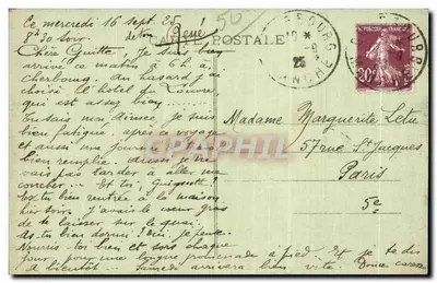 Cherbourg — Ogólny widok — Zbiór R. C. Cherbourg — Rewers