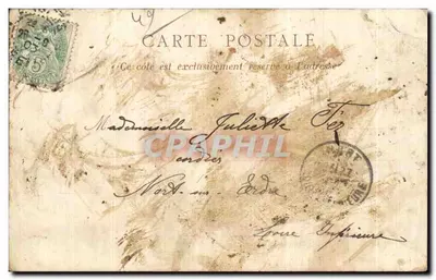 Le Mail i Hotel de Ville — Angers — wydawca NANTER — Rewers