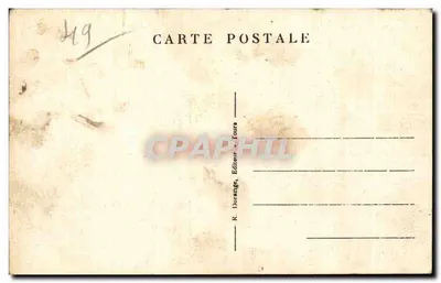 Brézé (M. et L.) — L'Église et le Monument (côté Est) — R. Dornage, Éditeur - Tours — Reverso