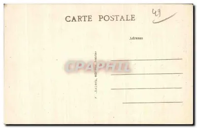 Chapelle du Château de la Bourgonnière — Saint-Florent-le-Vieil, vers 1840 — éditée à Nantes — Verso