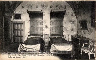 Quarto do Marquês de la Melleray — Castelo de Montreuil (séculos XV e XVI) — LL