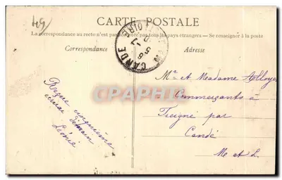 Angers — Souvenir d'Angers — editore D.V. plus — Verso