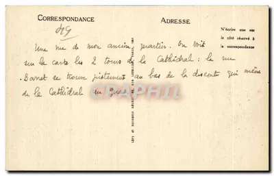 Angers — Most Basse-Châtné i Zamek — LL — Rewers