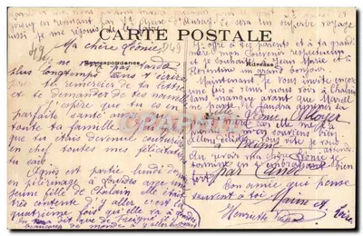 Chalain-la-Potherie — Invoer van het Kasteel — Coll. P. B. — Achterkant