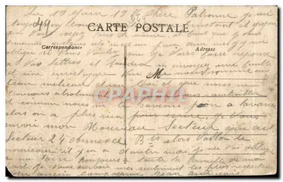 Le Louroux-Bégonnais (M.-et-L.) — Castelo do Pey — Verso