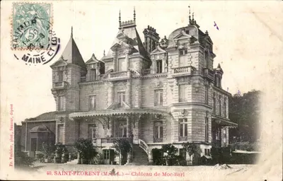 Saint-Florent (M. et L.) — Château de Moc-Barl — Fr. Vocicker, Sammur, déposé
