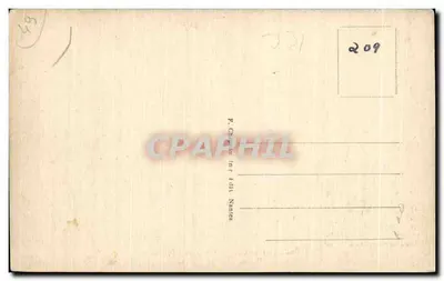Candé (M.-et-L.) — Interior de la Iglesia — Editor R. Chirat, Nantes, n.º 16 — Reverso
