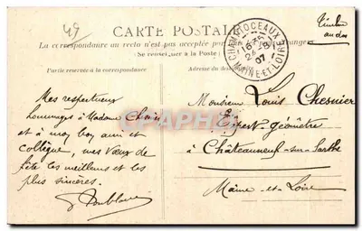 Champtoceaux — Vale Cocheline — Edição Arnaud-Normand, n°70 — Verso