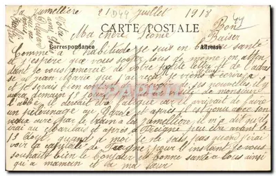 La Jumellière (M.-et-L.) — Il Castello di La Faultrière — Facciata principale — L. V., fot. — Verso