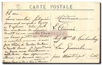 प्लेसिस-बूरे के किला - एकुइले (लूअर-एत-शेर) - एल. वी., संख्या 189 — पीछे