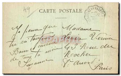 Angers — Boulevard de la Maririe, atualmente boulevard Bessonneau — L. V. phot. — Verso